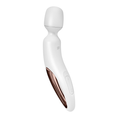Вібромасажер Satisfyer Wand-erland (White/Rosegold) (м'ята упаковка)