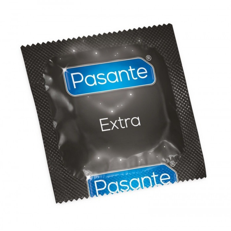 Презервативи потовщені Pasante Extra з додатковим лубрикантом (6 шт)