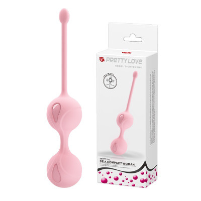 Вагінальні кульки Pretty Love Kegel tighten up2, рожеві