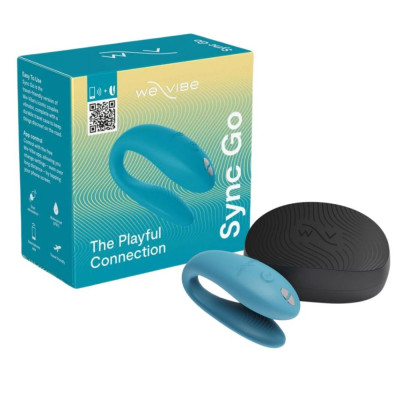 Смарт-вібратор для пар We-Vibe Sync GO Turquoise