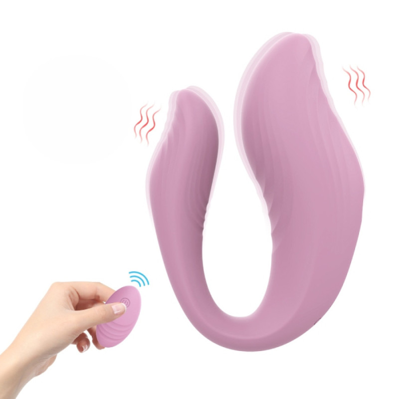 Вібратор для пар Every Night Toys Cosima з дистанційним керуванням, лавандовий, 10 режимів