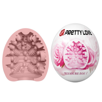 Мастурбатор яйце Pretty Love Pleasure Egg, рожеве