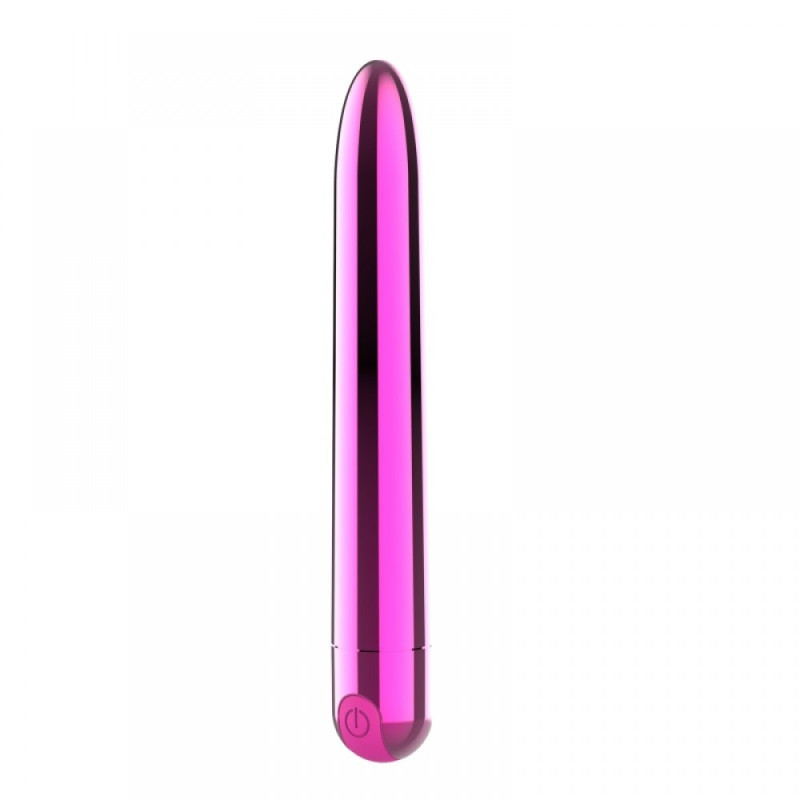 Віброкуль Ultra Power Bullet USB Glossy Pink 10 режимів вібрації