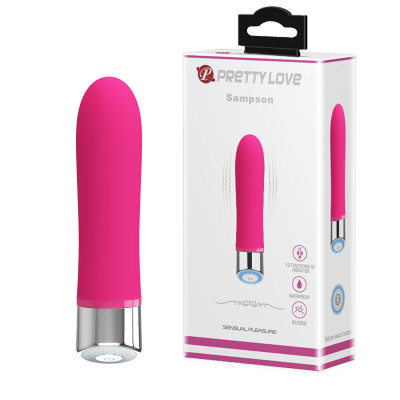 Вібратор міні Pretty Love Sampson рожевий, 12.4 см