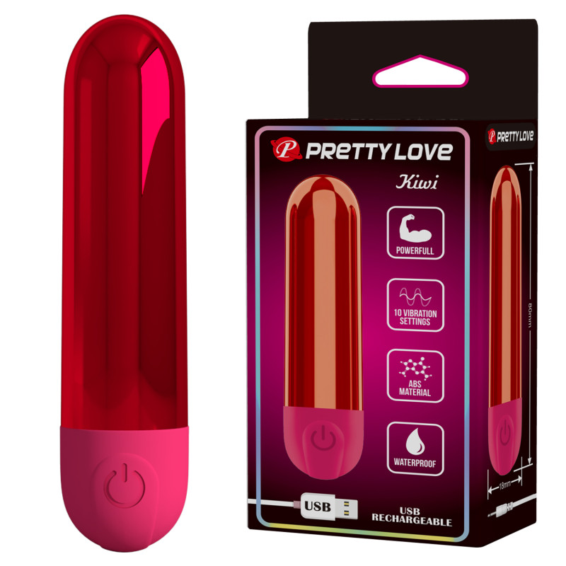 Віброкулька Pretty Love Kiwi зелена, 8 х 1.8 см