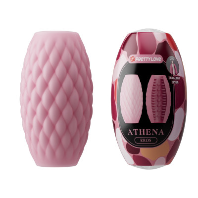 Мастурбатор яйце Pretty Love Athena Eros рожеве, 7.6 х 4.2 см