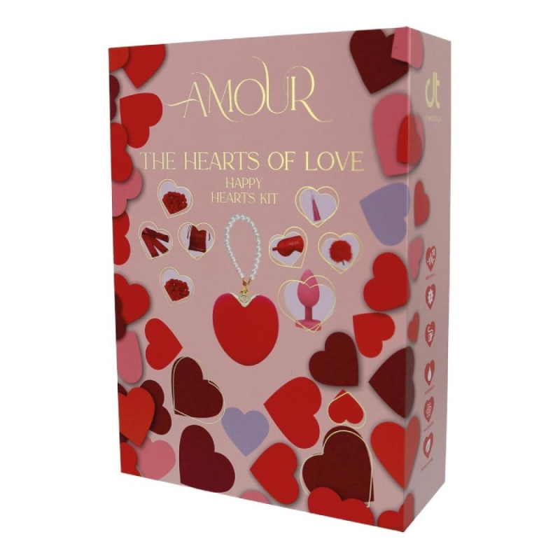 Набір еротичних гаджетів Dream Toys Amour The Hearts of Love, червоний