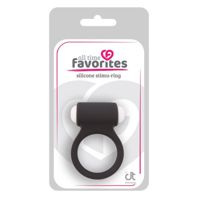 Кільце ерекційне Dream Toys LIT-UP SILICONE STIMU RING 3, BLACK