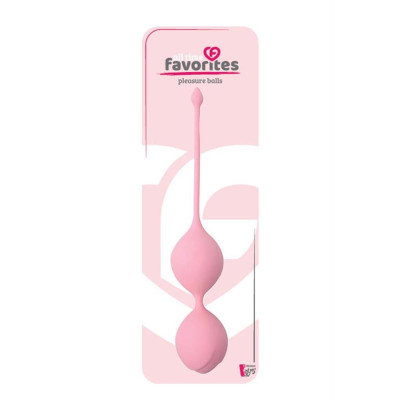 Вагінальні кульки Dream Toys ALL TIME FAVORITES 60 гр. зі зміщеним центром тяжкості, рожеві