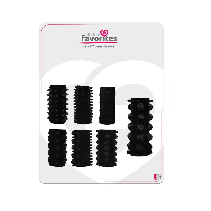 Насадка на пеніс DreamToys All Time Favorites маленька, чорного кольору