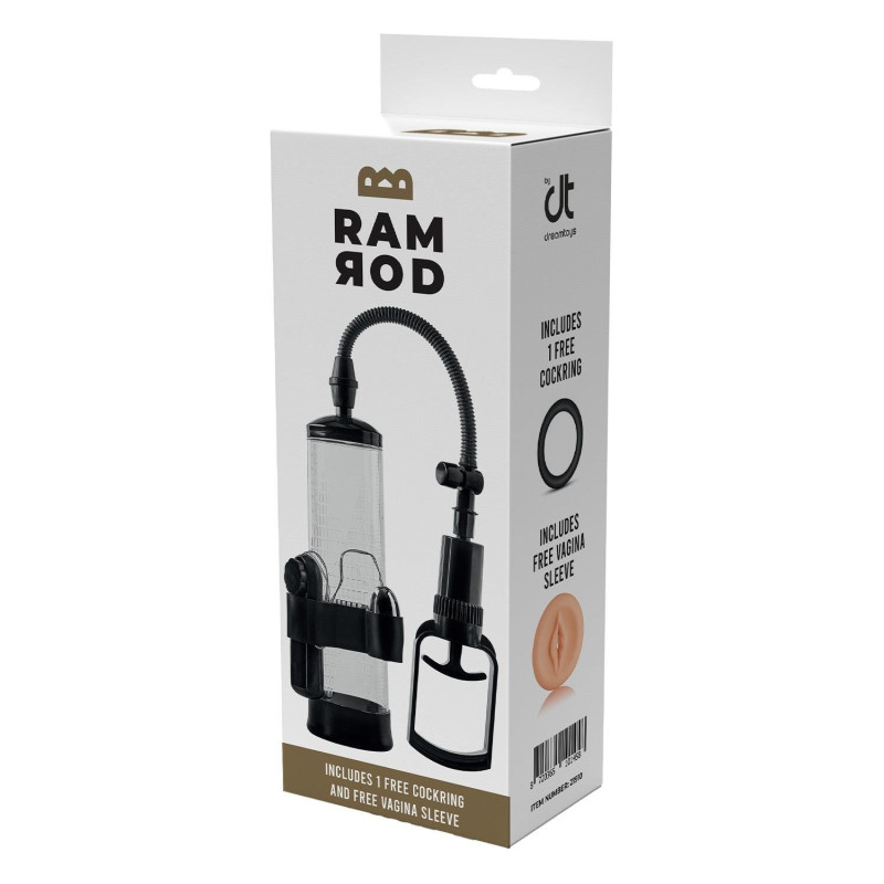 Вакуумний помпа для пеніса з вібрацією Dream Toys RAMROD VIBRATING PENIS PUMP
