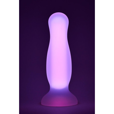 Анальний корок люмінесцентний Dream Toys RADIANT Glow In The Dark рожевий, L