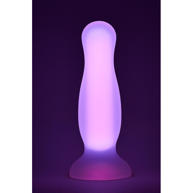 Анальний корок люмінесцентний Dream Toys RADIANT Glow In The Dark рожевий, L