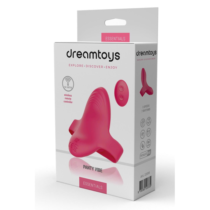 Вібратор в трусики з пультом ДК Dream Toys Essentials Panty Vibe, рожевий