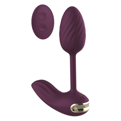 Віброяйце гнучке з пультом ДК Dream Toys Essentials, фіолетовий