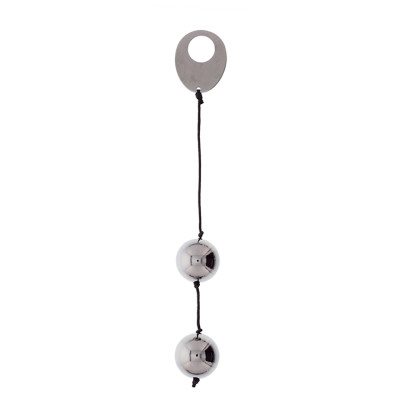 Металеві вагінальні кульки Seven Creations DOMINO METALLIC BALLS, SILVER