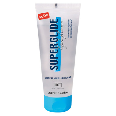 Лубрикант на водній основі HOT SUPERGLIDE Liquid Pleasure, 200 мл