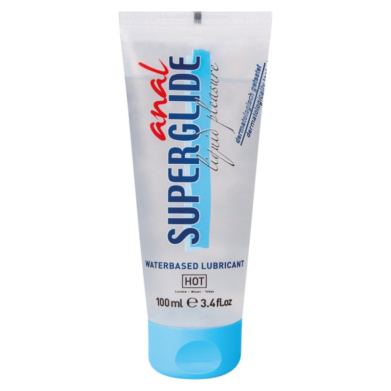Анальний лубрикант на водній основі Hot Anal Superglide, 100 мл