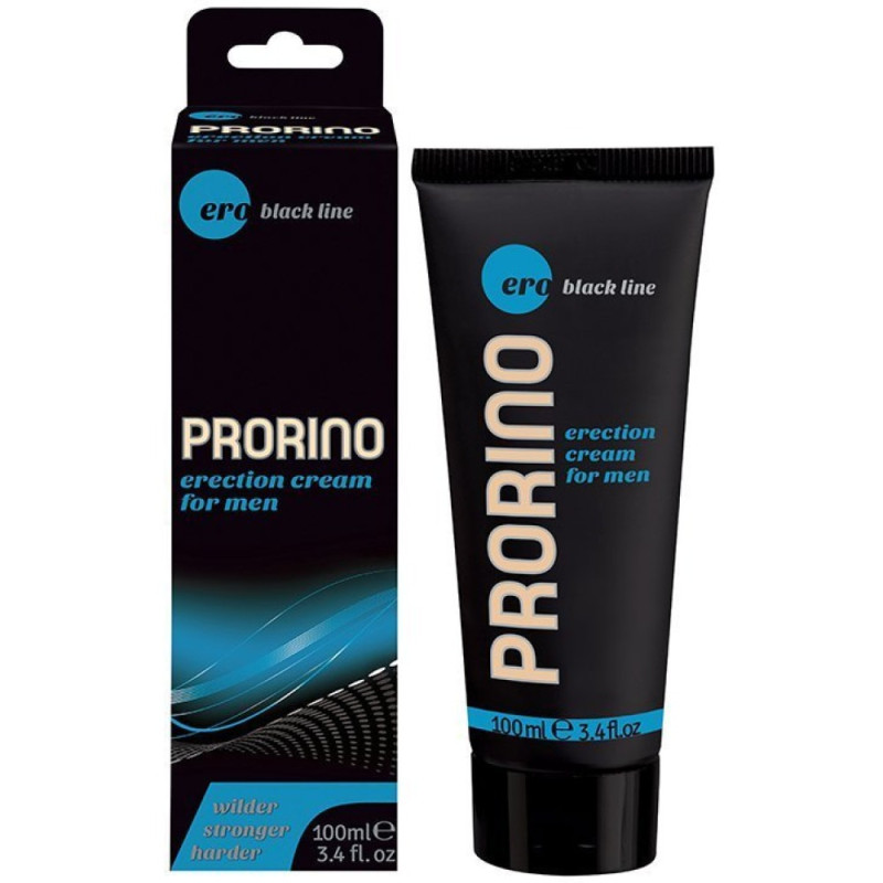 Збудливий крем для чоловіків HOT ERO PRORINO Black Line Erection Cream, 100 мл