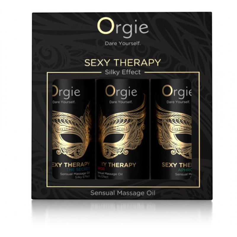 Набір масажних олій 3х30 мл Orgie Sexy Therapy з ароматами-афродизіаками