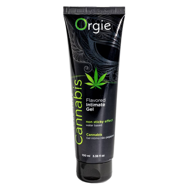 Їстівний лубрикант на водній основі Orgie LUBE TUBE КАННАБІС, 100мл