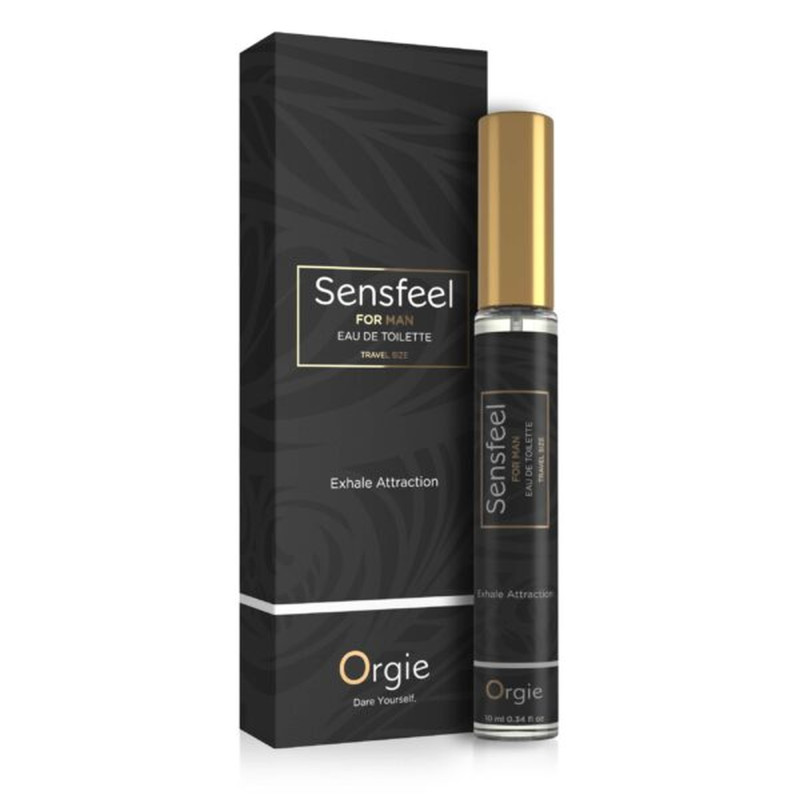 Чоловіча туалетна вода Orgie Sensfeel 10 мл, з афродизіаком та феромоном