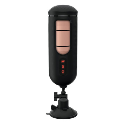 Мастурбатор з вібро Pipedream PDX Elite Vibrating Mega Milker чорний, 23.9 см