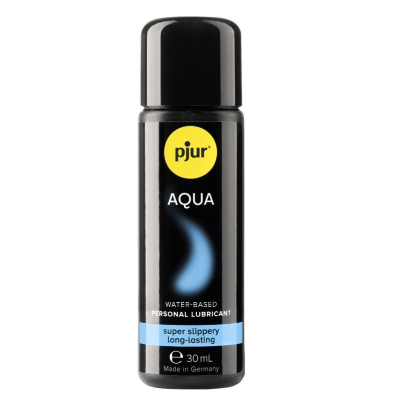 Лубрикант на водній основі Pjur Aqua 30 мл, ефект бархатистою шкіри без прилипання