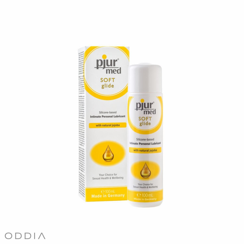 Силіконовий лубрикант Pjur MED Soft glide 100 мл з маслом жожоба для дуже сухої і чутливої ​​шкіри