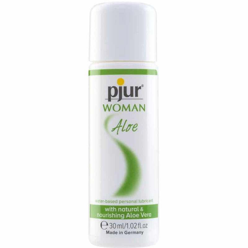 Лубрикант на водній основі Pjur Woman Aloe 30 мл з екстрактом алоє, зволожуючий, без парабенів