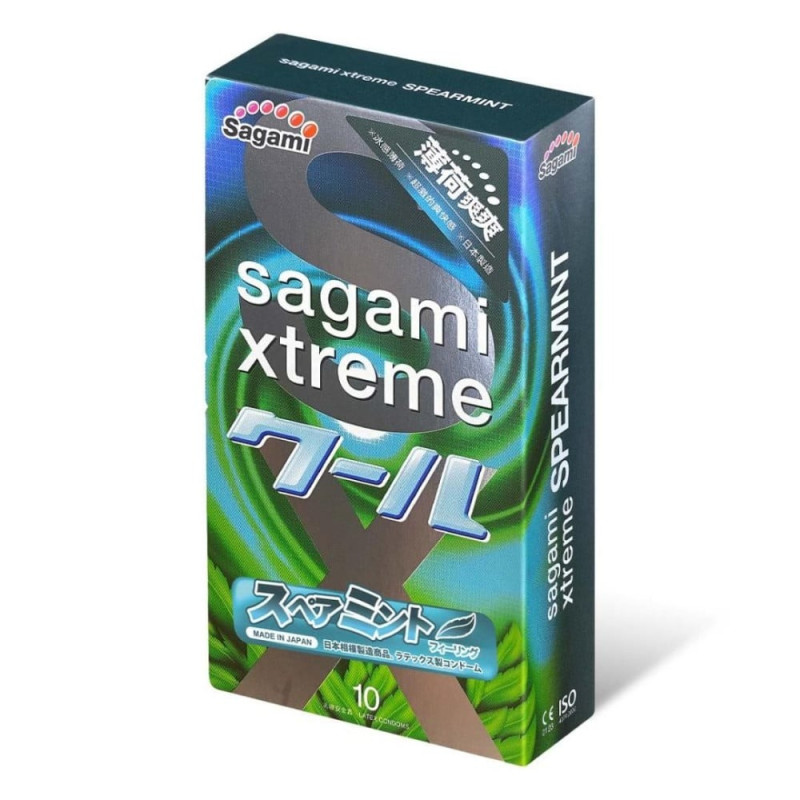 Презервативи супертонкі Sagami Xtreme – М'ята (10 шт)