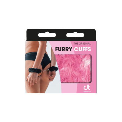 Наручники з хутром Dream Toys Metal Handcuff, рожевий