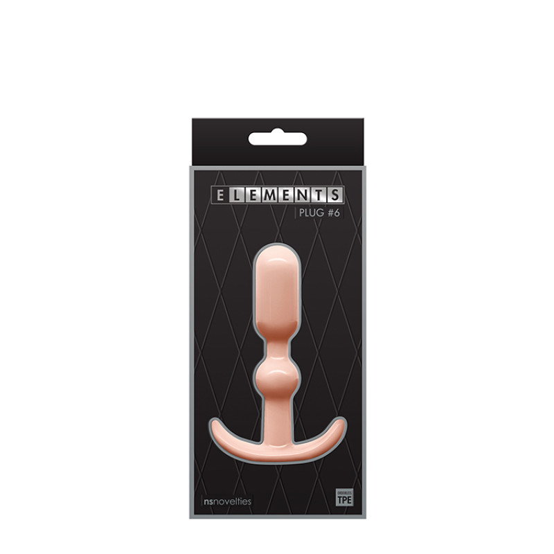 Анальний затор NS Novelties ELEMENTS PLUG No 6 FLESH