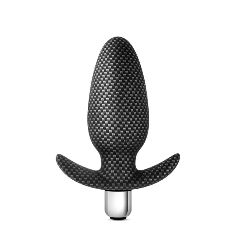 Анальна пробка з вібрацією 3 в 1 Blush SPARK THROTTLE AV-01 CARBON FIBER