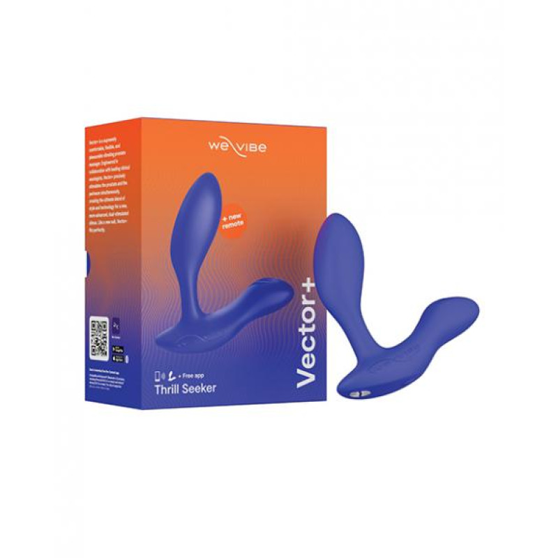 Смарт-вібромасажер простати We-Vibe Vector+ ROYAL BLUE