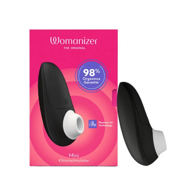 Вакуумний міні-стимулятор клітора Womanizer Mini 2, чорний