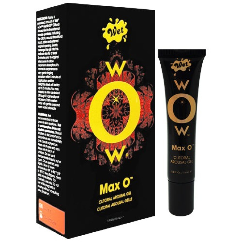 Збуджуючий гель для клітора Wet Wow Max O Clitoral Arousal Gel, легке поколювання (15 мл)