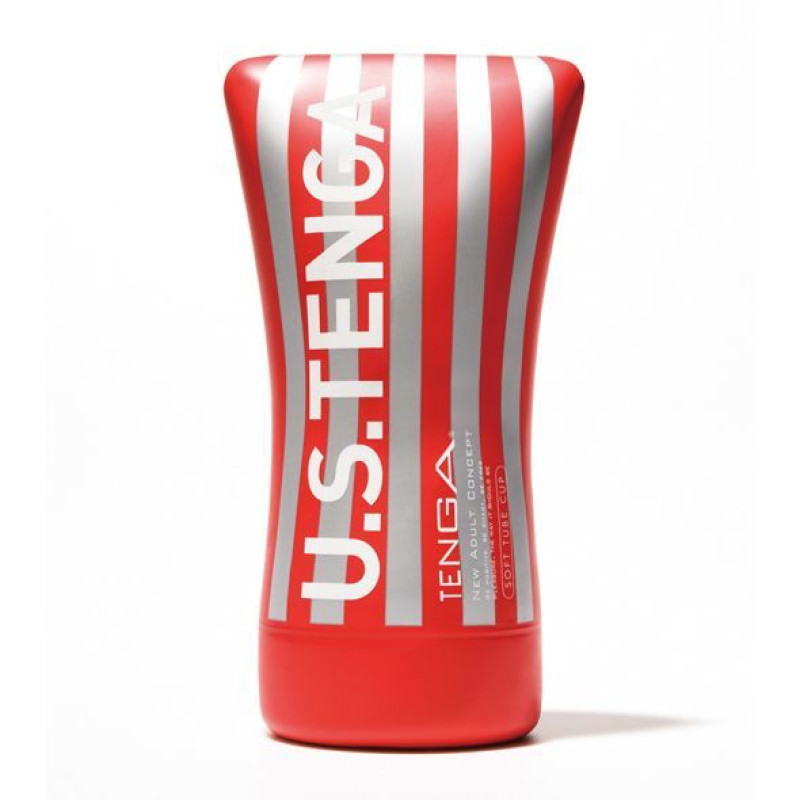 Мастурбатор Tenga US Soft Tube Cup (м'яка подушечка велика) здавлюють