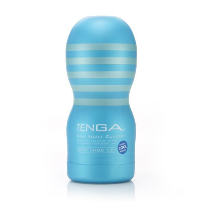 Мастурбатор Tenga Deep Throat Cup Cool Edition з охолоджувальною лубрикантівом (глибока горло)