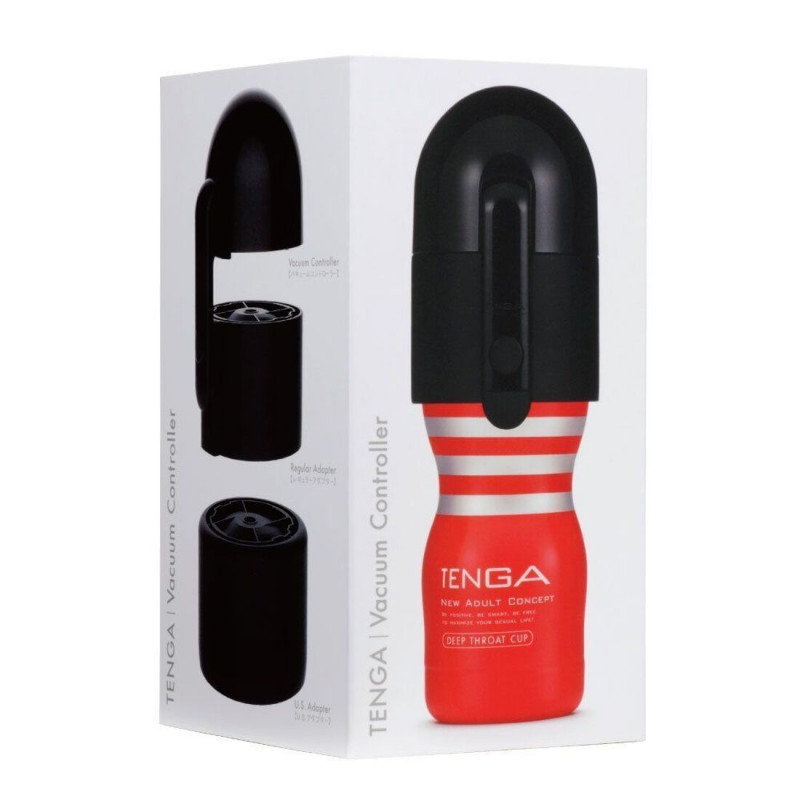 Вакуумна насадка Tenga Vacuum Controller з мастурбатором US Deep Throat Cup, єдиний сосущий