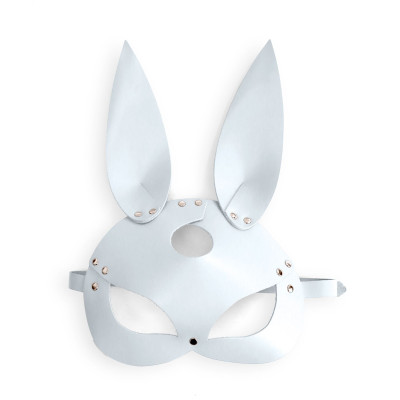 Шкіряна маска зайчика Art of Sex - Bunny mask, біла