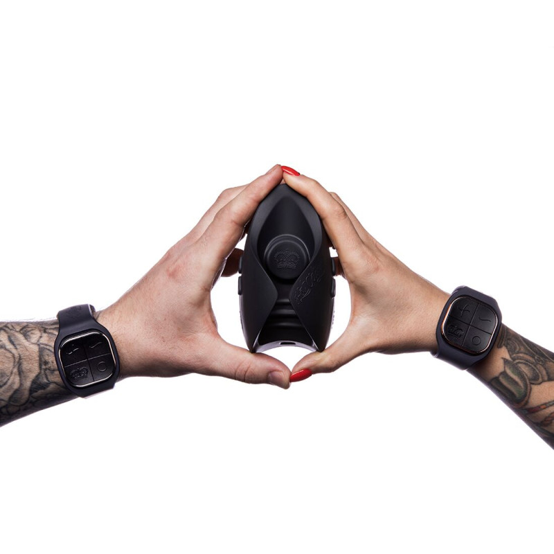 Мастурбатор Hot Octopuss PULSE DUO LUX, пульсація, використання без рук, підходить для пар, 2 пульта