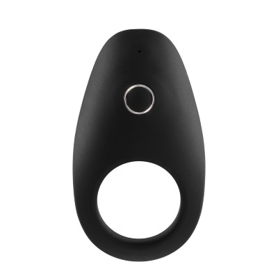 Ерекційне віброкільце So Divine Rechargeable Vibrating Cock Ring, чорне