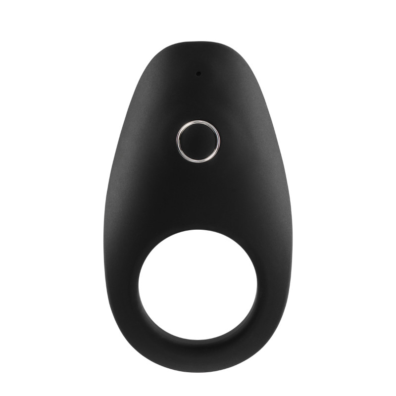 Ерекційне віброкільце So Divine Rechargeable Vibrating Cock Ring, чорне