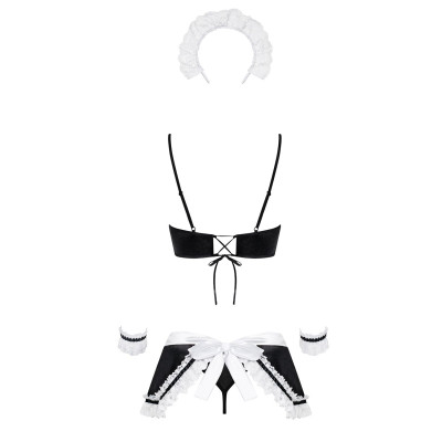 Еротичний костюм покоївки Obsessive S/M