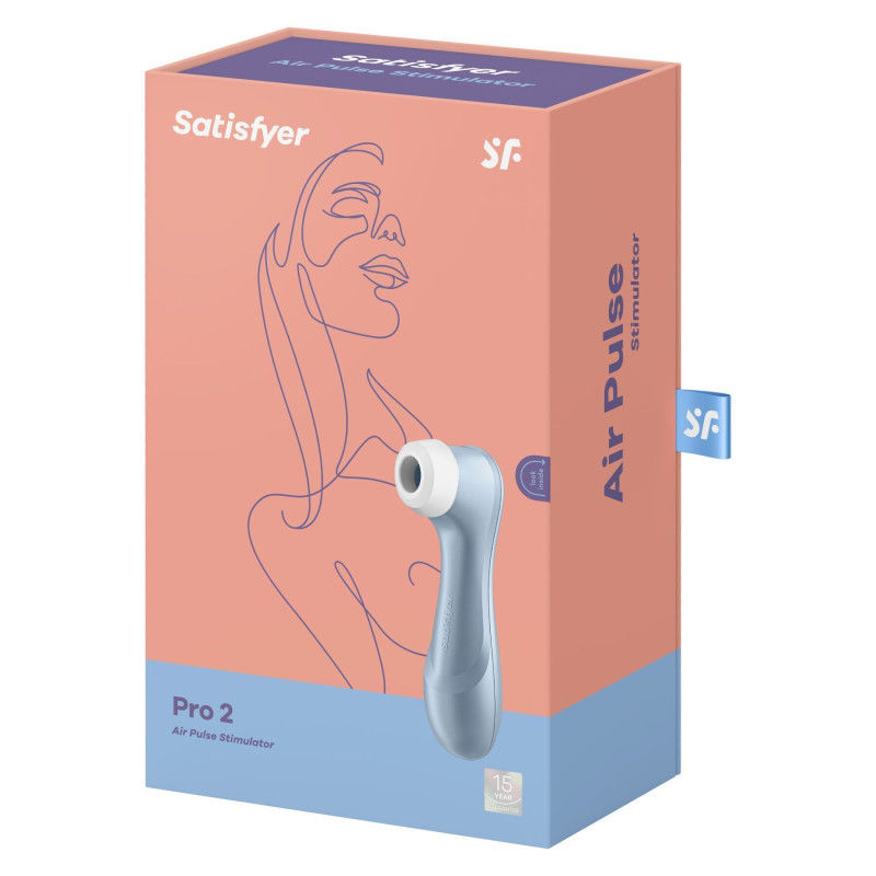 Вакуумний стимулятор Satisfyer Pro 2 Blue (м'ята упаковка)