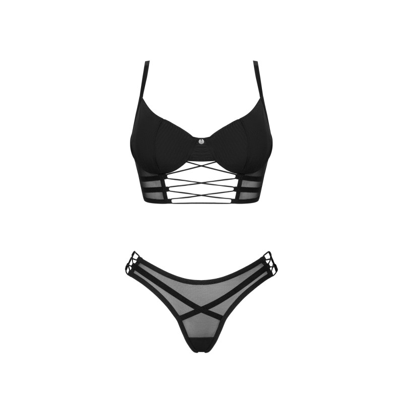 Комплект білизни Obsessive Roxelia XS/S (сет з 2)