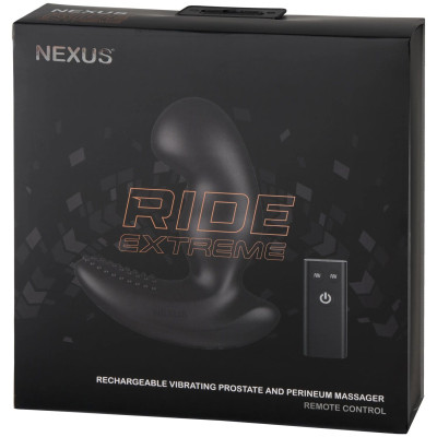 Масажер простати Nexus RIDE EXTREME Dual Motor Remote Control Prostate Vibrator - Black