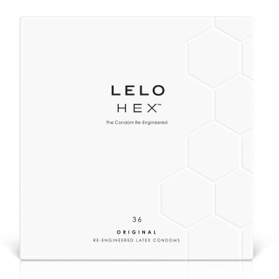 Презервативи LELO HEX Condoms Original 36 Pack (м'ята упаковка)