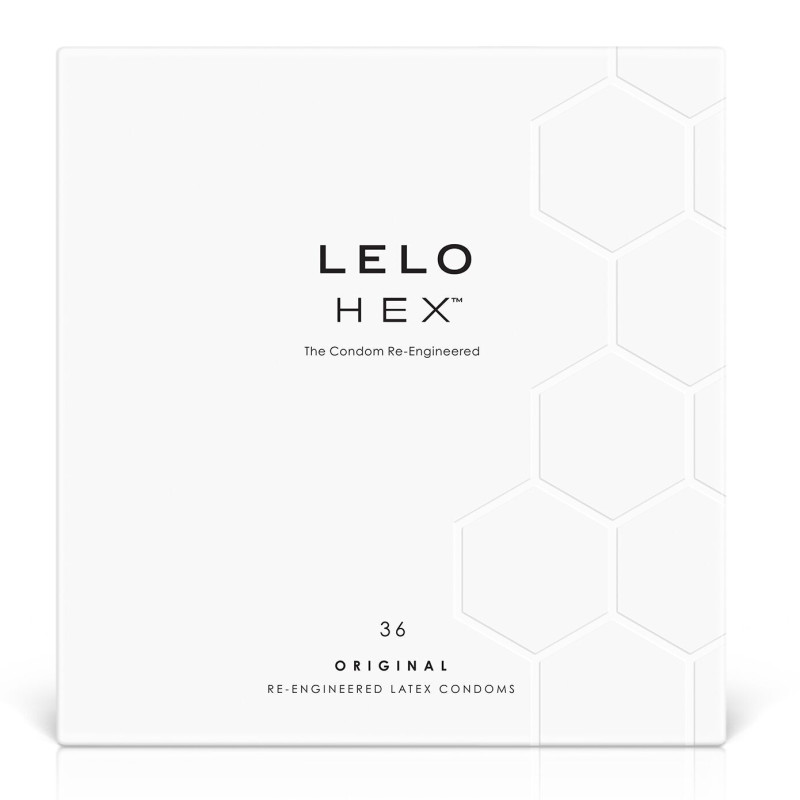 Презервативи LELO HEX Condoms Original 36 Pack (м'ята упаковка)